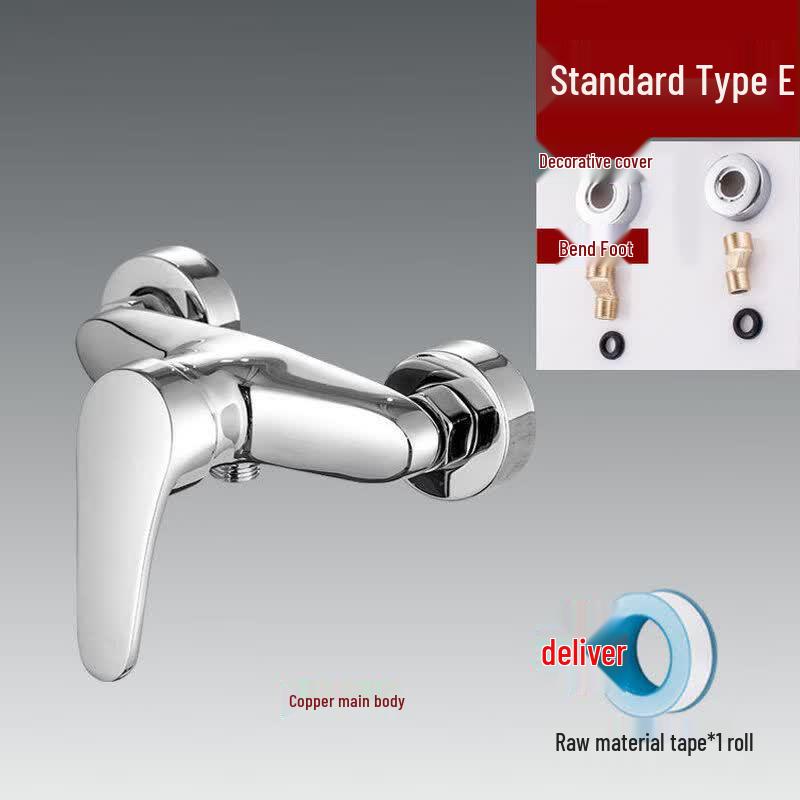 HC Wall-Mounted Hot & Cold Shower Mixer Faucet
