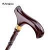 Red Wooden Single Joint Fashion Walking Stick Decorative Cospaly Cane Halloween Mace Crutch  Wand Crosier 92cm