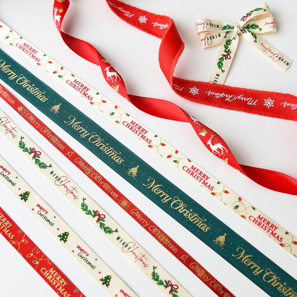 Festliches Weihnachtspapier & Bänder für Geschenke & Einkaufszentrumsdekorationen