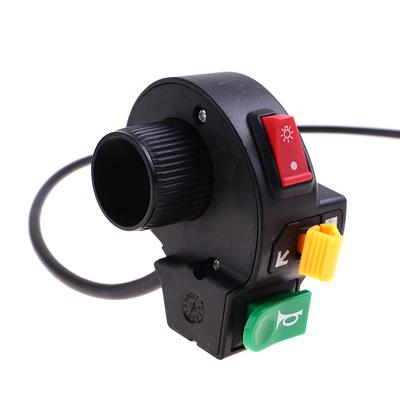 3 In1 Motorrad Schalter Elektrische Fahrrad Roller Atv Quad Licht Blinker Horn Auf