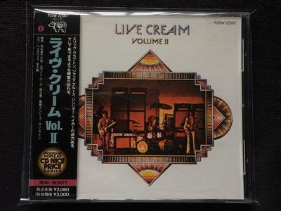 CD CREAM - Live Cream Volume II P20W22007 POLYDOR 1989 Japan Rock Used