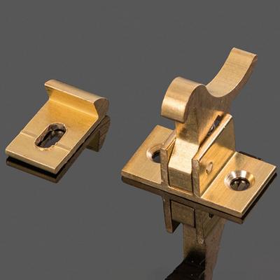 Brand New High Quality Practical Lock Accessories 1pcs Gold 28*15*15mm Bird Buckle Brass Automatic Door Buckle