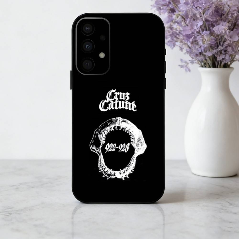 C-Cruz Cafune Me M-Muevo Con Dios Phone Case For Samsung Galaxy A73,A72,A71,A70,A53,A52,A51,Soft Silicone Black Cover