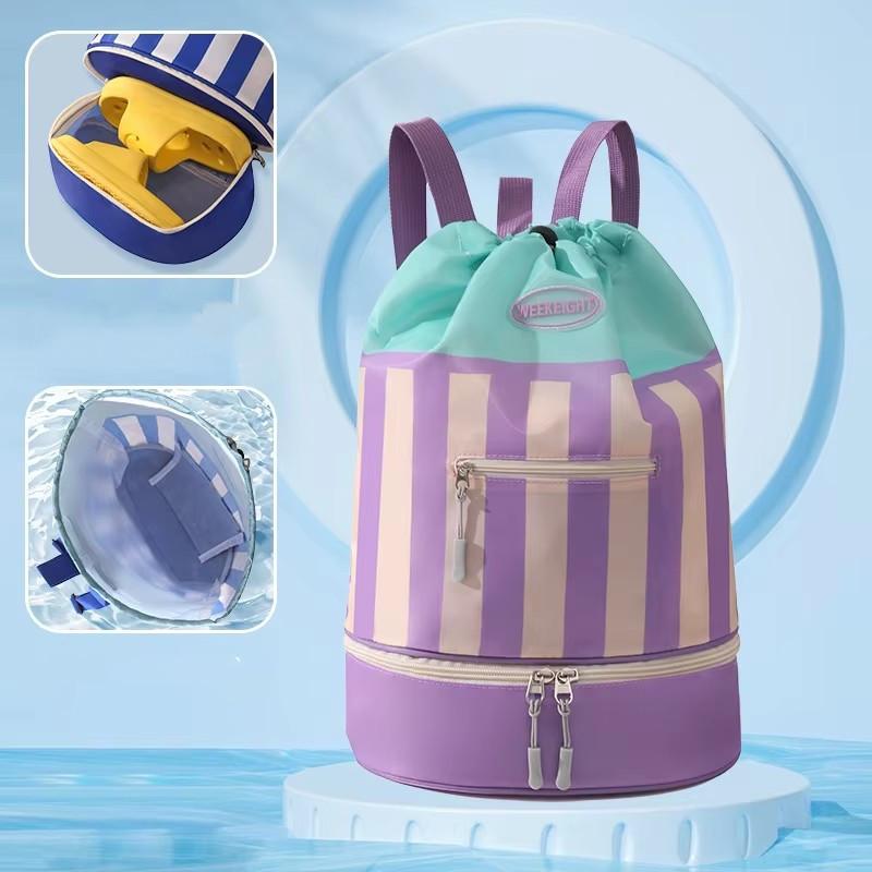 Children Swimming Bag Waterproof Dry Wet Separation Swimming Bags Training Sports Bag Kid Cartoon Backpack Boys Girls Beach Bag