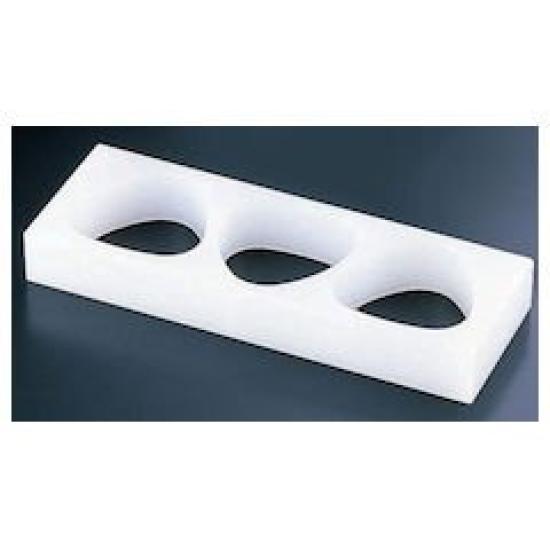 

Sumibe Techno Plastics Sumitomo PE Jumbo Onigiri Mold Osaka Type 5 Pieces OJ500