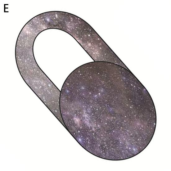 Webcam Cover Ultra-thin Anti-scratch Privacy Protection Anti-spy Dustproof Universal Starry Sky Flowers Camera