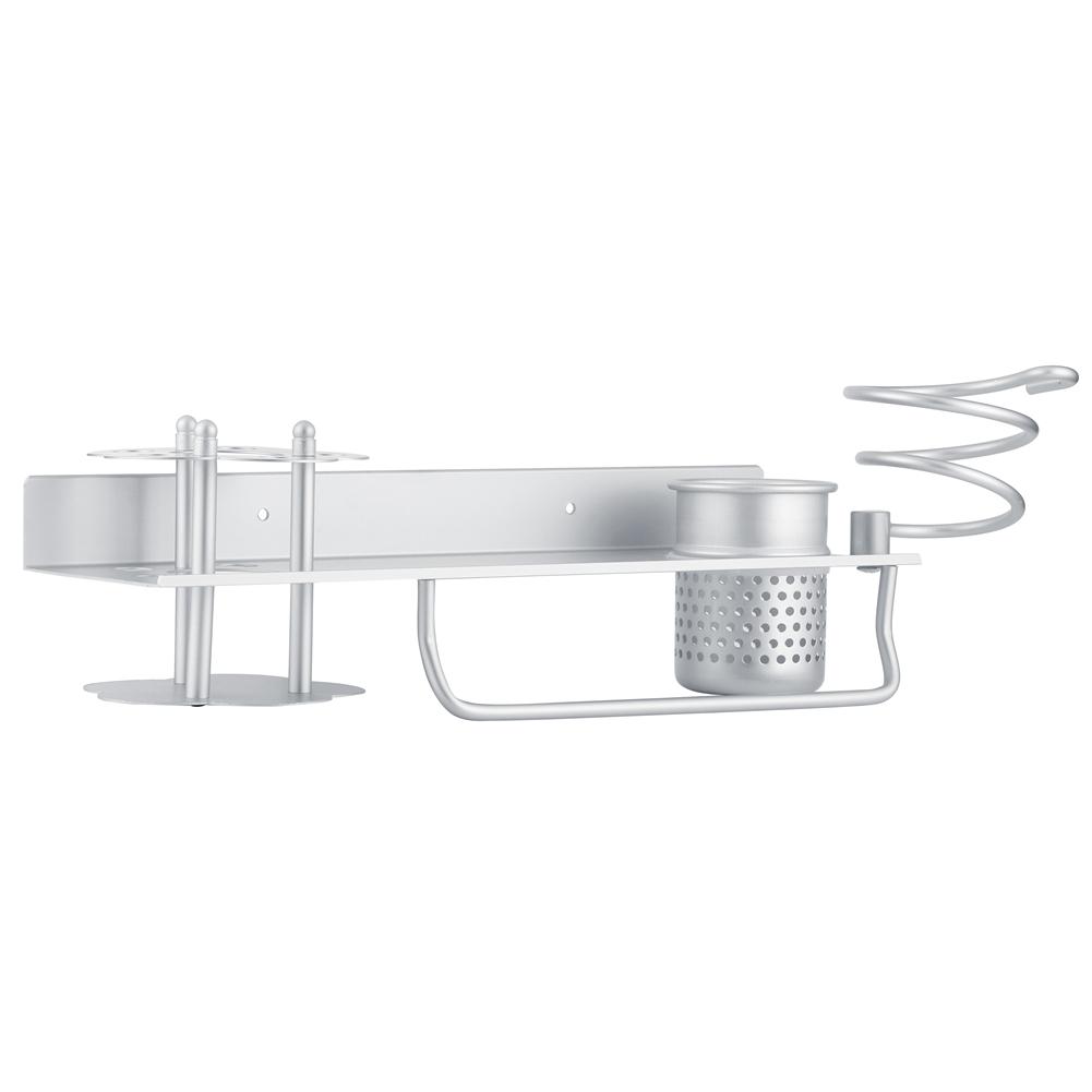 Weltraum-Aluminium Wandmontiertes Badezimmer-Aufbewahrungsregal Handtuchhalter Taschentuchbox Set Zubehör