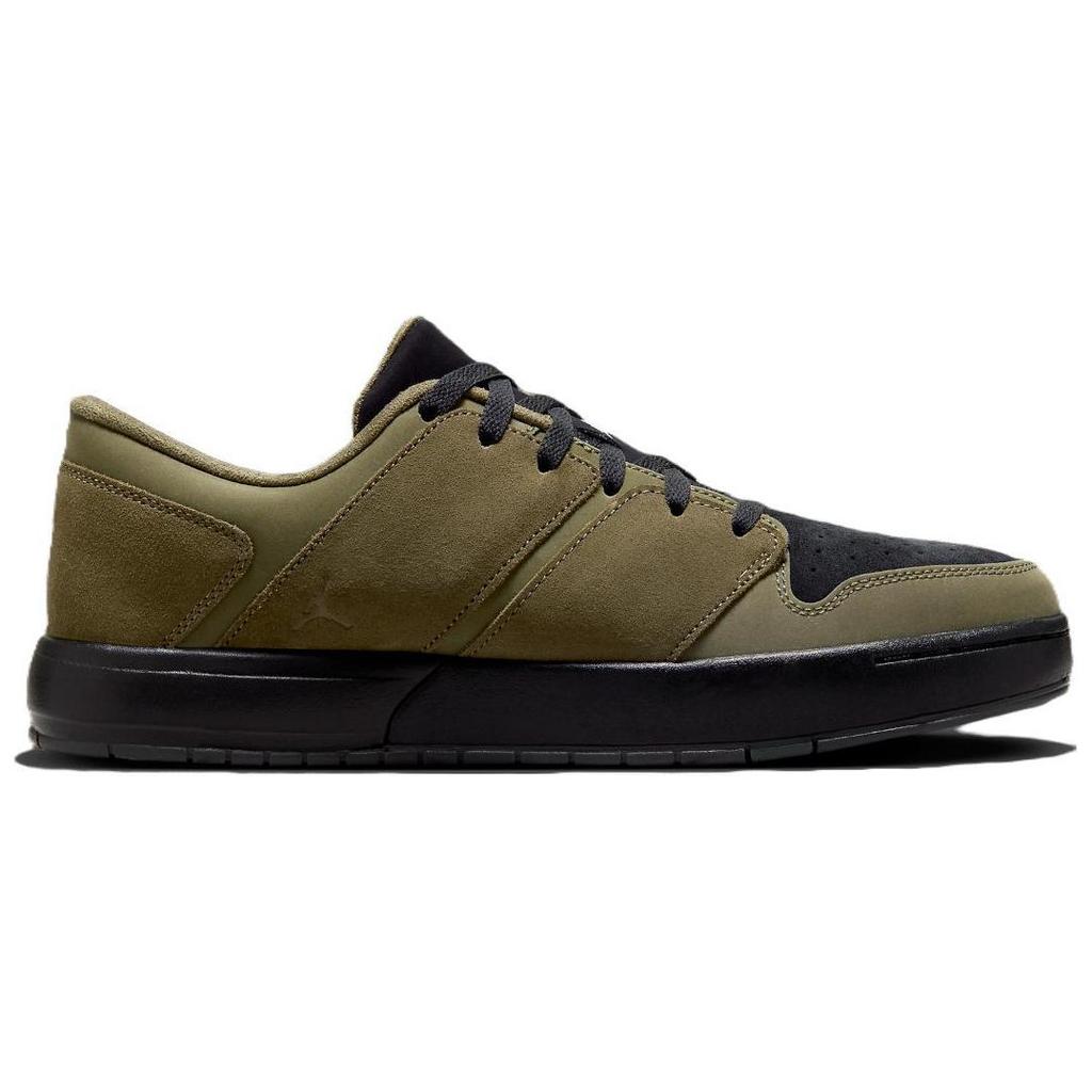 Air Jordan Nu Retro 1 Low Cargo Khaki Scarpe da Ginnastica da Uomo Verde Nero DV5141-200