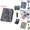 Fashion Short Wallet With Ink Wash Style And Antitheft Protection For Women