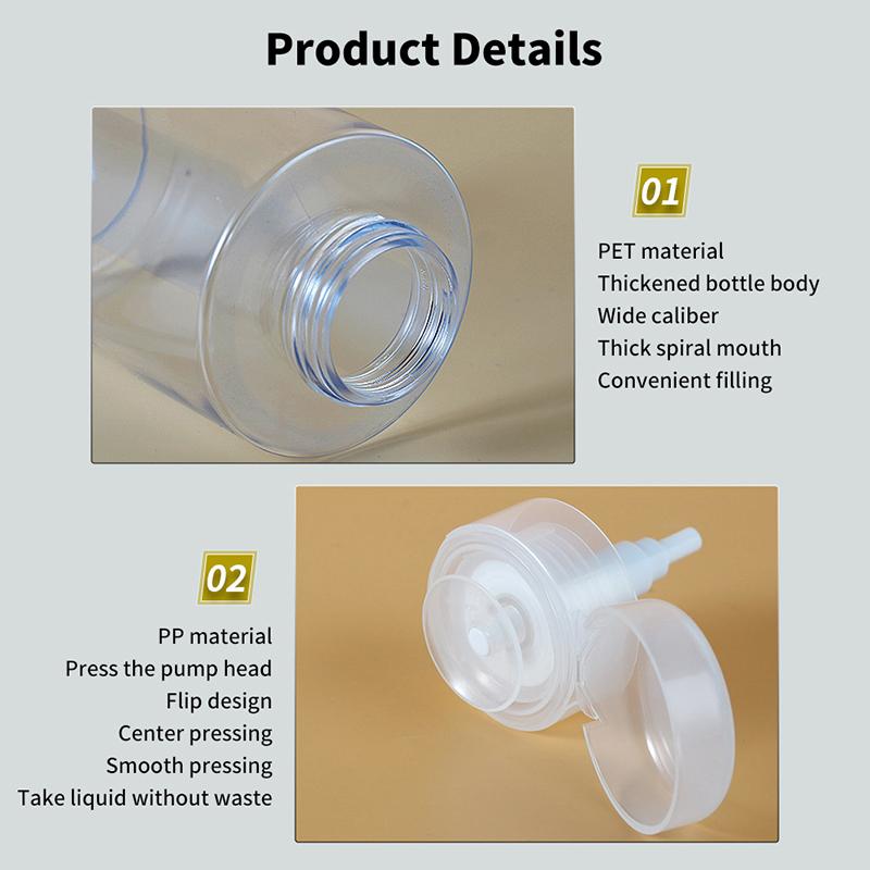 120/150/200/300Ml Empty Pump Dispenser Liquid Uv Gel Polish Nail Art Polish Clean Bottle Polish Cleanser Remover Bottle