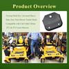 703-12302-0637 Hitch Plate, Towing Hitch Kit, Universal Heavy Duty Zero Turn Mower Trailer Hitch, Fit For Cub Cadet Ultima ZT1 42 46 50 54 & ZT2 Lawn