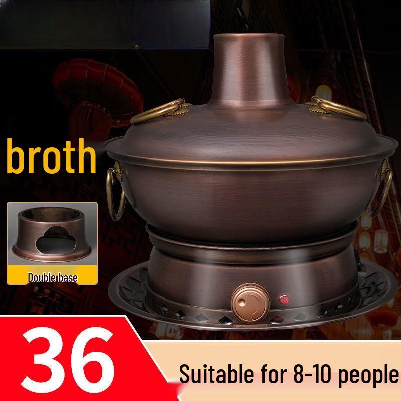 

Old Beijing Copper Hot Pot, Dual Heating