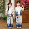Kids' Traditional Hanfu Costume for Guzheng Performance – Ancient Tang Style for Girls and Boys’ Ceremony
