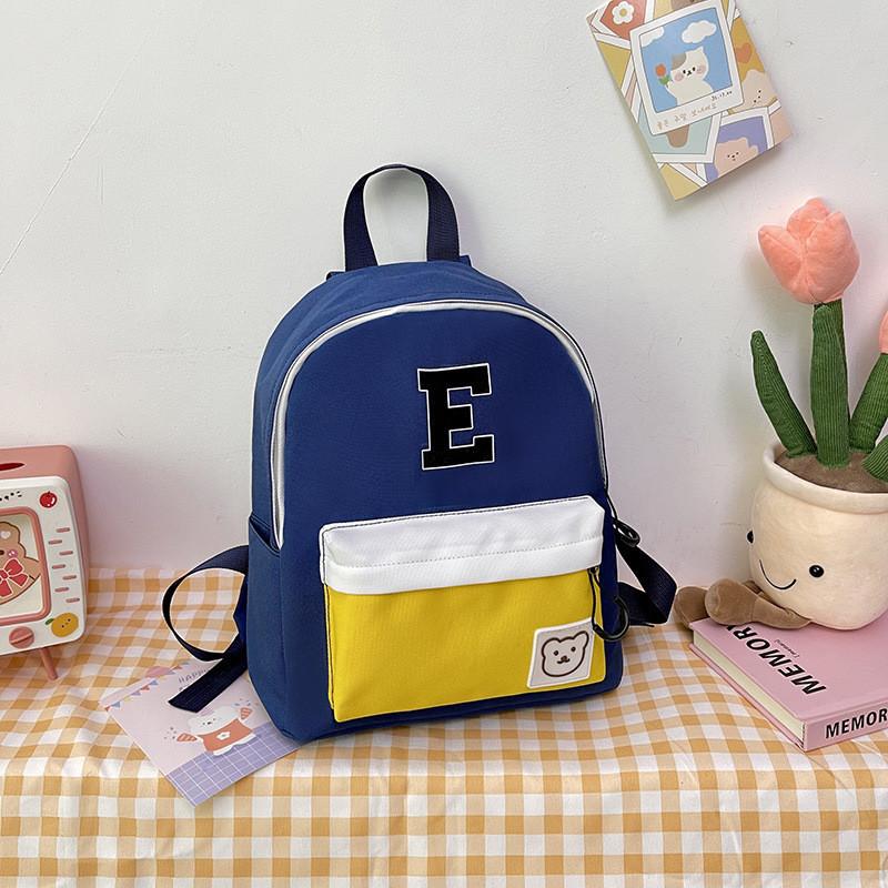 Stylish Korean Style Children s Backpack Large Capacity Cute Canvas Bag For Boys And Girls жёлтый