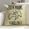 Popular Singer Zayn Malik Cushion Cover Soft  EasyWash Pillow Case  Versatile for Couch Bed Travel and Office