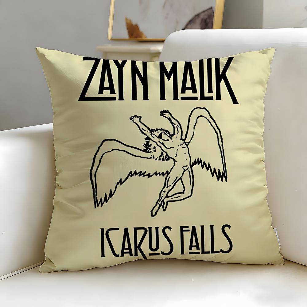 Popular Singer Zayn Malik Cushion Cover Soft EasyWash Pillow Case Versatile for Couch Bed Travel and Office