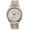 Citizen Tsuyosa Collection Automatic Men's Wristwatch NJ0151-88W Sapphire Glass Cream Silver