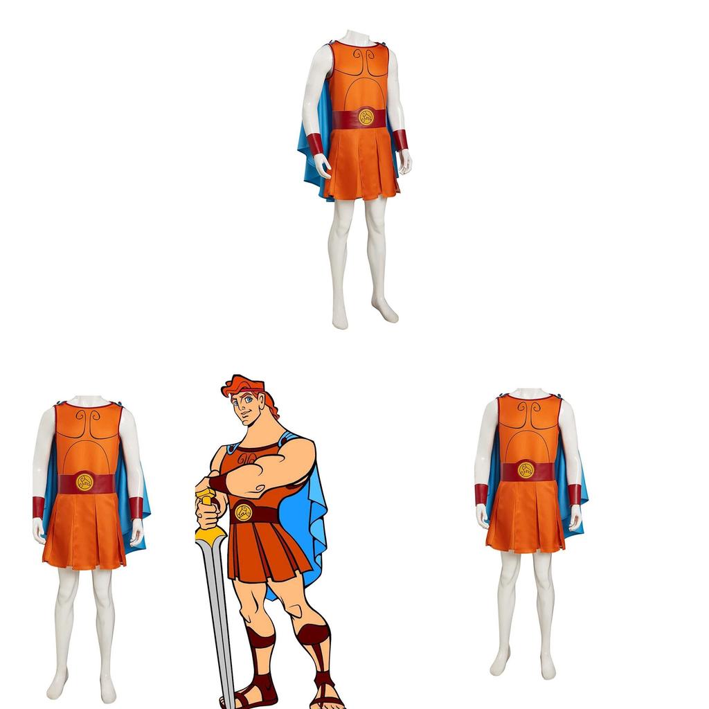 Hercules Cosplay Costume For Halloween With Polyester Fabric For Anime Fans