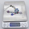 Sweet Bowknot Phone Charm Star Butterfly Pendant Keychain for Bag Accessory Phone Strap Lanyard Beaded Key Chain Jewelry