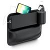 2Pcs Balck Multifunction Seat Gap Storage Bag Organizer Box W/Phone Cup Holder