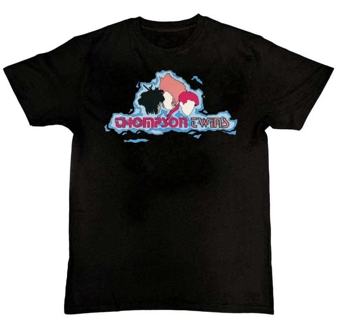 

Thompson Twins Группа Графический Принт Мужская Унисекс 100% Хлопок Футболка Мужские Футболки Топ 2XL