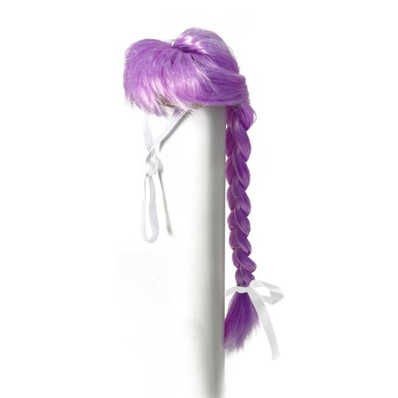 

Pet Geese Wigs Accessory Braided Haired Decoration For Gatherings Shows Heat Resistant Fabric