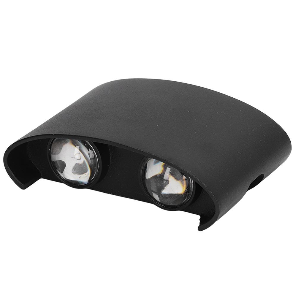 LED nástěnné svítidlo Vodotěsné Moderní nástěnné svítidlo Vnitřní Venkovní Dekorace 90‑265V 4W Černý plášť Bílý
