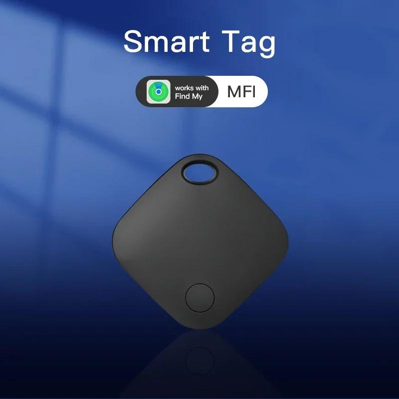 MFI Rated Smart Bluetooth Tracker Alarm for iPhone Anti Lost Device Works with Find My APP Replacement Tag Locator