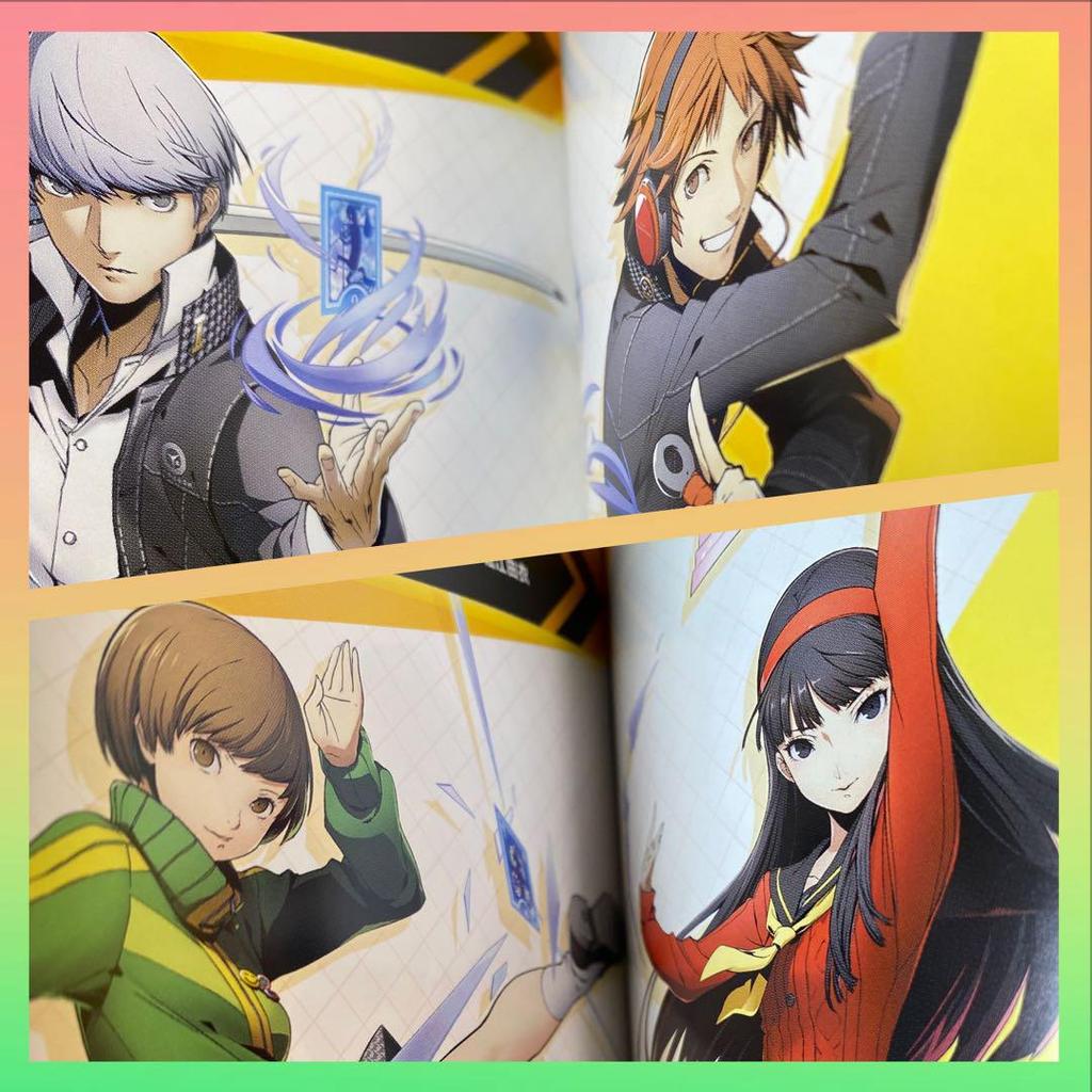 [USED] Persona 4 Yu Narukami Acrylic Stand with Art Book