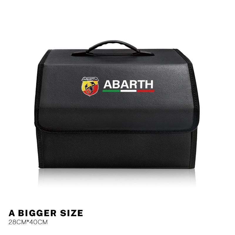 GGBFQ1 Skládací organizér na drobnosti do kufru auta pro Abarth Fiat 500 Tipo FR Punto Ducato Stilo Palio Bravo Pondo Viaggio