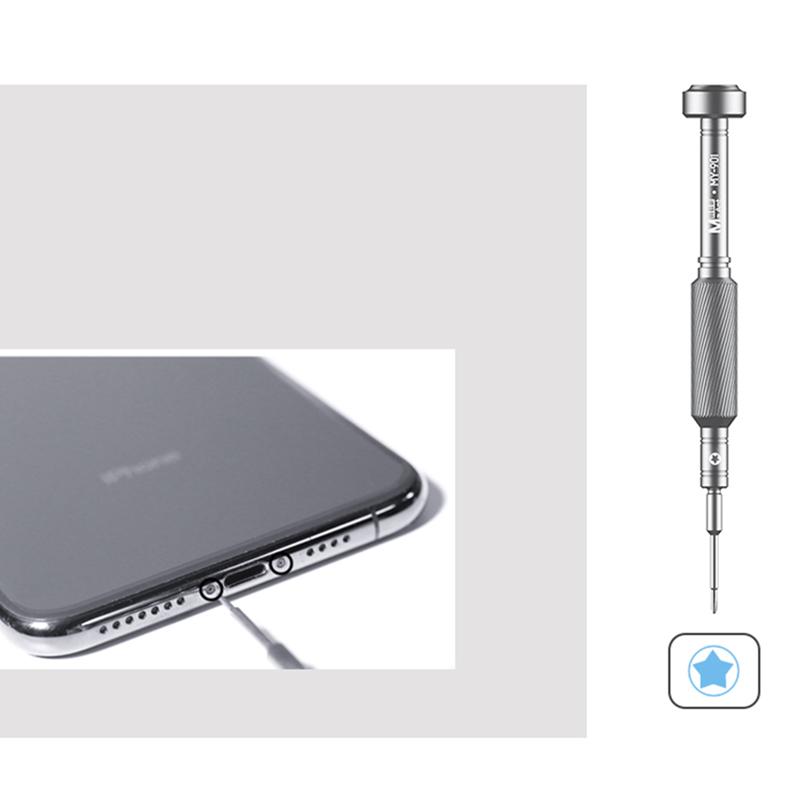 

MY-901 High-precison Screwdriver Set For iPhone Android Mobile Phone Disassembly 5-Point 0.8MM Y0.6 M2.5 T2 Phone Repair Tools