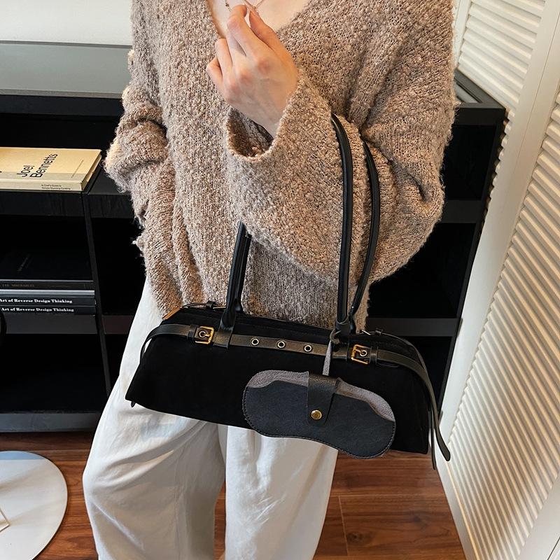 Borsa Grande Capacità - Elegante Borsa a Spalla da Donna con Scomparto Sottobraccio