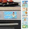 Dishwasher Clean Dirty Marker Cartoon Animal Magnet, Easy Magnet Magnetic Indicator, Double-sided Dish Washing Machine Decoration Indicator