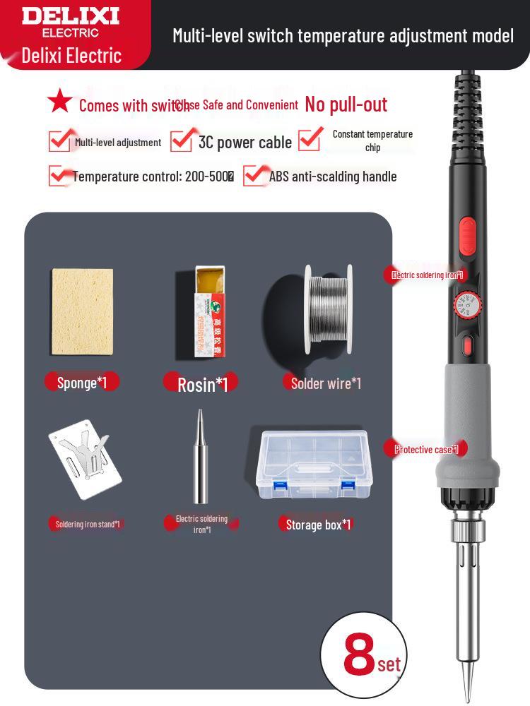 Delixi Electric Soldering Pen: Compact Household Repair Tool and Welding Artifact