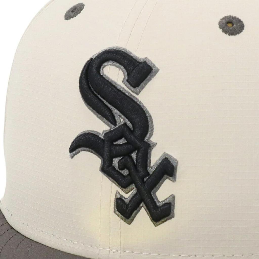 [New Era] New Era Cap 59FIFTY 14693867 NER36C5662 MLB Chicago White Sox CWS StoneDark Gray White Beige 7 14 SIDE PATCH 2-Tone ONSPOTZ Exclusive Men's