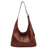 Large-capacity bags women's autumn versatile 2025 new fashion shoulder bag texture popular retro bucket bags this year