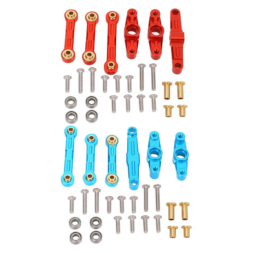 RC Car Steering Tie Rod Alloy Enhanced Performance Steering Assembly Upgrade Parts for TT02 RC Car