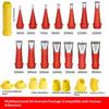 5/23 Pcs Stainless Steel Caulking Nozzle Silicone Sealant Tool Set For Bathroom Kitchen Sink Joint Sealing And Application