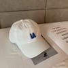 Internet celebrity hat women's spring and summer versatile LA letter baseball cap men's soft top casual sunshade cap tide