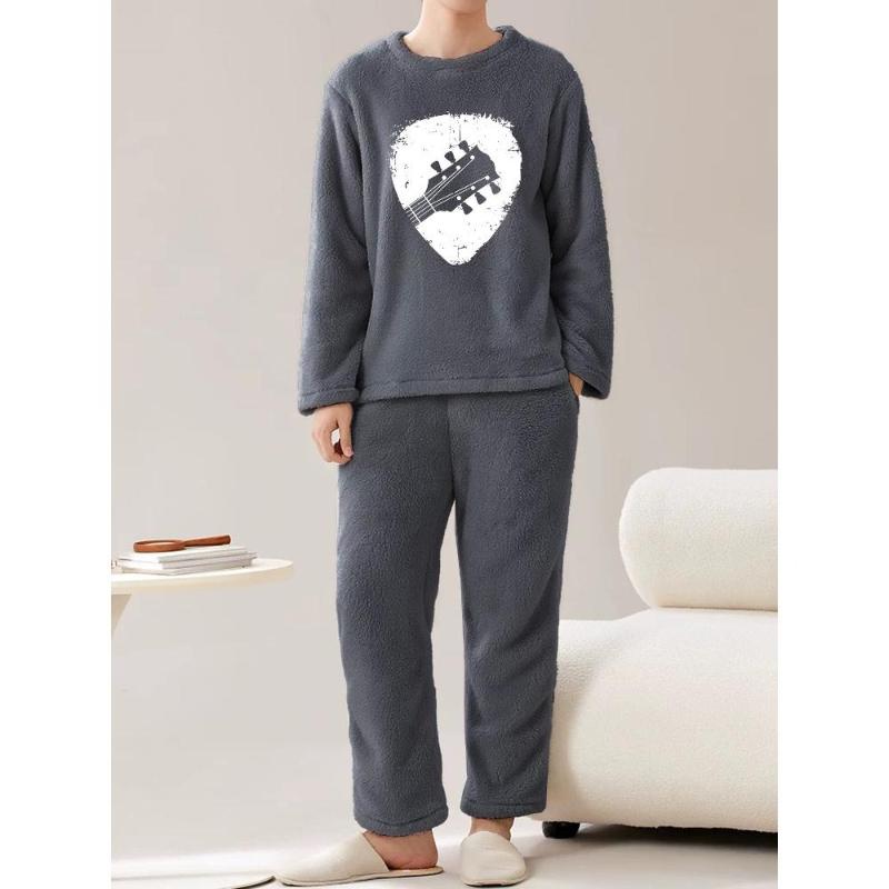 

Мужской фланелевый повседневный комплект, мягкий на ощупь и устойчивый к сминанию, идеально подходит для офисного повседневного стиля и вечерних выходов. XXL серый