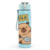 1PC Copy Paste Bear Cartoon Pattern 750ml Color Plastic Sports Water Bottle Leakproof Flip Straw Lid Suitable for Sports Office Home Use