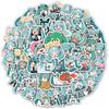 HOT 65pcs Hatsune Miku Sticker Pack Waterproof Phone Case Cartoon Journaling Stationery Kawaii Packaging Cute Laptop Skin New