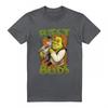Shrek Unisex Volwassenen Beste Vrienden Ringgesponnen Katoenen T-shirt