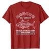 Tsukiji Outer Market Tuna Fish Japanese Kanji Vintage Distressed Print Cotton Tshirt Retro Seafood Loose Unisex Daily Casual Tee