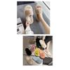 Women's Fur Slippers Winter Outdoor Wear Thick-soled Indoor Lazy Flat-soled Plush Home Cotton Slippers