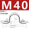 Galvanized U-Shaped Saddle Clamp for Pipes and Hoses