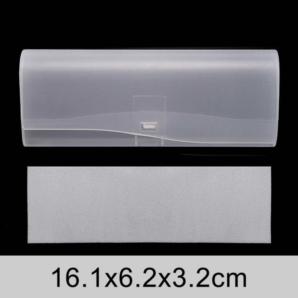 

Портативная коробка для хранения очков Простой футляр для очков Модный футляр для очков Аксессуары для очков прозрачный