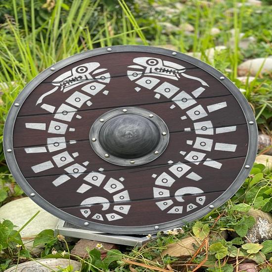 60.96 Cm Viking Dragon Wooden Shield Medieval Warrior Shield Zelda Traveler's Shield Best Gift Decorative