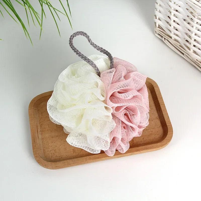1 Pcs Household Large Shower Ball Color Matching Foam Ball Material Is Soft and Does Not Harm The Skin Bath Ball Frosted Mesh