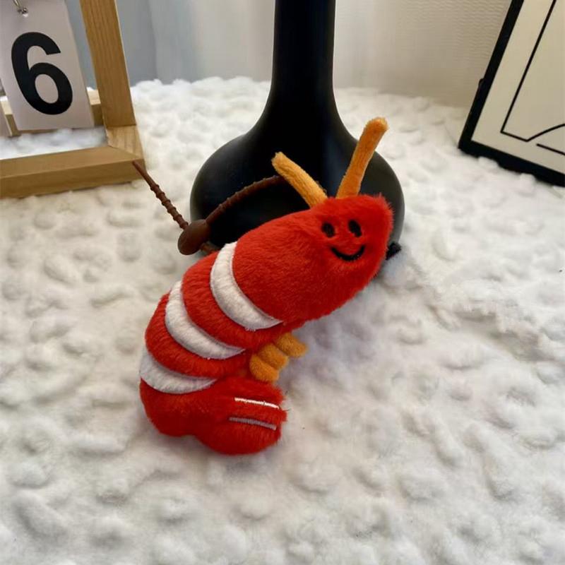 Ocean Animal Cartoon Plush Toy Stuffed Shell King Crab Sea Urchin Trepang Prawn Conch Decor Plushie Gift